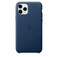 Кожаный чехол iLoungeMax Leather Case Midnight Blue для iPhone 11 Pro Max OEM (MX0G2)