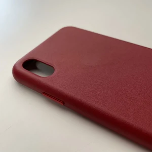 Шкіряний чохол iLoungeMax Leather Case RED для iPhone XS Max OEM - Фото 3