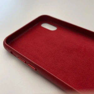 Шкіряний чохол iLoungeMax Leather Case RED для iPhone XS Max OEM - Фото 4