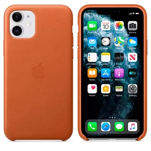 Шкіряний чохол iLoungeMax Leather Case Saddle Brown для iPhone 11 OEM - Фото 2
