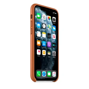 Кожаный чехол iLoungeMax Leather Case Saddle Brown для iPhone 11 Pro OEM (MWYD2) - Фото 3