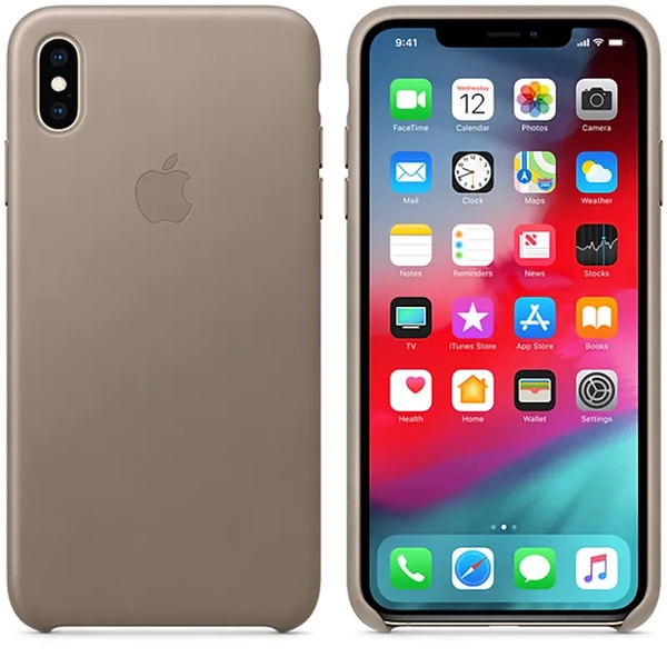 Шкіряний чохол iLoungeMax Leather Case Taupe для iPhone XS Max OEM у Вінниці