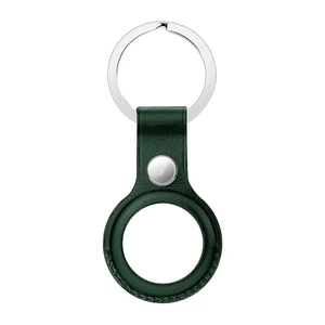 Брелок з кільцем iLoungeMax Leather Key Ring Forest Green для AirTag ОЕМ - Фото 2
