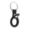 Брелок с кольцом iLoungeMax Leather Key Ring Black для AirTag ОЕМ