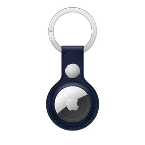 Брелок с кольцом iLoungeMax Leather Key Ring Baltic Blue для AirTag ОЕМ  - Фото 1