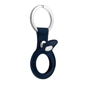 Брелок с кольцом iLoungeMax Leather Key Ring Baltic Blue для AirTag ОЕМ - Фото 2