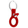 Брелок с кольцом iLoungeMax Leather Key Ring Red для AirTag ОЕМ - Фото 3