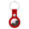 Брелок з кільцем iLoungeMax Leather Key Ring Red для AirTag ОЕМ  - Фото 1