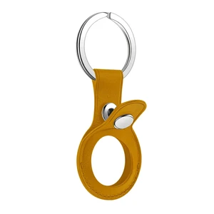 Брелок з кільцем iLoungeMax Leather Key Ring California Poppy для AirTag ОЕМ - Фото 3
