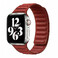 Ремешок iLoungeMax Leather Link Magnetic Red для Apple Watch Ultra 49mm | 45mm | 44mm | 42mm (M | L) OEM  - Фото 1