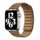 Ремешок iLoungeMax Leather Link Magnetic Saddle Brown для Apple Watch 42mm | 44mm (M | L) OEM
