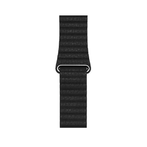 Ремешок iLoungeMax Leather Loop Black для Apple Watch 41mm | 40mm | 38mm  OEM - Фото 2