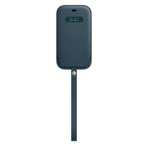 Шкіряний чохол-гаманець iLoungeMax Leather Sleeve with MagSafe Baltic Blue для iPhone 12 mini OEM - Фото 3