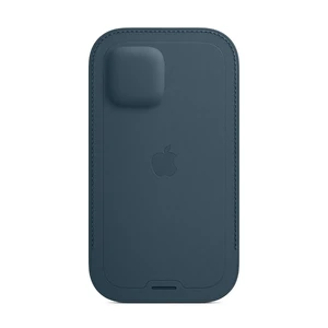Шкіряний чохол-гаманець iLoungeMax Leather Sleeve with MagSafe Baltic Blue для iPhone 12 mini OEM - Фото 2