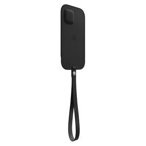 Кожаный чехол-бумажник iLoungeMax Leather Sleeve with MagSafe Black для iPhone 12 Pro Max OEM - Фото 3