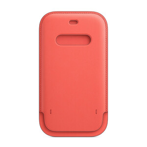 Шкіряний чохол-гаманець iLoungeMax Leather Sleeve with MagSafe Pink Citrus для iPhone 12 | 12 Pro OEM
