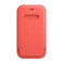 Кожаный чехол-бумажник iLoungeMax Leather Sleeve with MagSafe Pink Citrus для iPhone 12 Pro Max OEM  - Фото 1