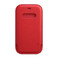 Шкіряний чохол-гаманець iLoungeMax Leather Sleeve with MagSafe Red для iPhone 12 | 12 Pro OEM  - Фото 1