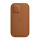 Кожаный чехол-бумажник iLoungeMax Leather Sleeve with MagSafe Saddle Brown для iPhone 12 | 12 Pro OEM - Фото 2