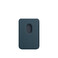 Кожаный чехол-бумажник iLoungeMax Leather Wallet MagSafe Baltic Blue для iPhone 13 | 12 OEM - Фото 2