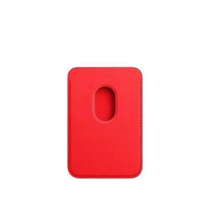 Шкіряний чохол-гаманець iLoungeMax Leather Wallet MagSafe Forest Red для iPhone 15 | 14 | 13 | 12 OEM - Фото 2