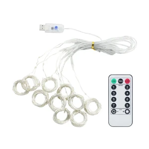 Светодиодная гирлянда-штора iLoungeMax 200 LED Warm White 3m x 2m (с пультом управления)  - Фото 1