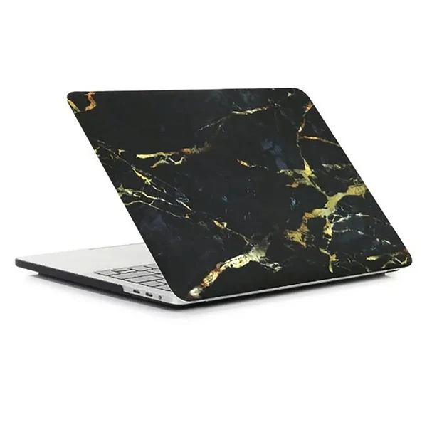 Пластиковий чохол iLoungeMax Marble Black | Yellow для MacBook Pro 13" (M2 | M1 | 2022 | 2020 | 2019 | 2018) у Рівному
