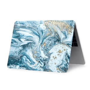 Мраморный чехол iLoungeMax Marble Blue | White | Yellow для MacBook Air 13" (M1 | 2020 | 2019 | 2018) - Фото 2