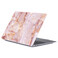 Мраморный чехол iLoungeMax Marble Pink | Yellow для MacBook Air 13" (M1 | 2020 | 2019 | 2018)  - Фото 1