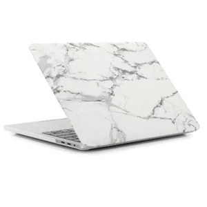 Пластиковий чохол iLoungeMax Marble White | Gray для MacBook Pro 13" (M2 | M1 | 2022 | 2020 | 2019 | 2018)  - Фото 1