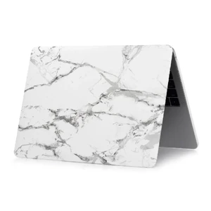 Мраморный чехол iLoungeMax Marble White | Gray для MacBook Pro 16" (2019) - Фото 2