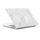 Пластиковый чехол iLoungeMax Marble White | White для MacBook Pro 13" (M2 | M1 | 2022 | 2020 | 2019 | 2018)  - Фото 1