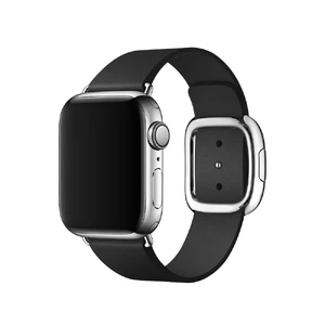 Ремінець iLoungeMax Modern Buckle Black для Apple Watch Ultra 49mm | 45mm | 44mm | 42mm  OEM  - Фото 1