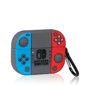 Силиконовый чехол с карабином iLoungeMax Nintendo Switch для AirPods Pro - Фото 2