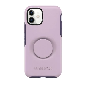 Противоударный чехол-подставка (с попсокетом) iLoungeMax Otter + Pop Symmetry Series Lavender для iPhone 12 mini  - Фото 1