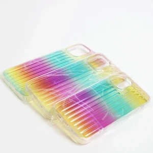 Силиконовый чехол с градиентом iLoungeMax Rainbow для iPhone 12 mini - Фото 3