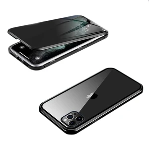 Магнитный чехол со стеклом антишпион iLoungeMax Shield Case Black для iPhone 12 Pro Max  - Фото 1
