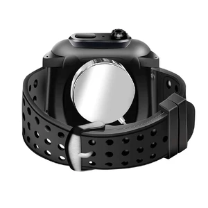 Противоударный чехол-ремешок с защитой экрана iLoungeMax Shockproof Rugged для Apple Watch 44mm SE 2 | SE | 6 | 5 | 4 - Фото 2