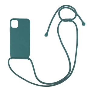 Силиконовый чехол на шнурке iLoungeMax Shoulder Strap Cactus для iPhone 12 mini  - Фото 1