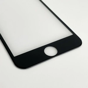 Защитное 3D стекло с сеткой на динамик oneLounge SilicolEdge Black для iPhone 7 Plus | 8 Plus - Фото 5