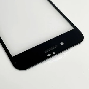 Защитное 3D стекло с сеткой на динамик oneLounge SilicolEdge Black для iPhone 7 Plus | 8 Plus - Фото 2