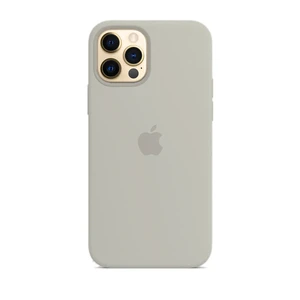Силиконовый чехол iLoungeMax Silicone Case Gray для iPhone 12 Pro Max OEM - Фото 2