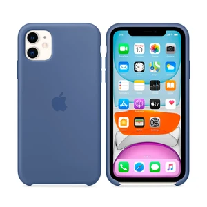 Силиконовый чехол iLoungeMax Silicone Case Linen Blue для iPhone 11 OEM (MY1A2) - Фото 2