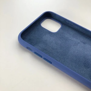 Силиконовый чехол iLoungeMax Silicone Case Linen Blue для iPhone 11 OEM (MY1A2) - Фото 5