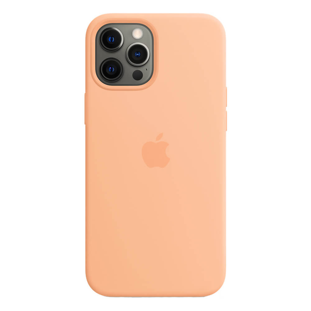 Силіконовий чохол iLoungeMax Silicone Case MagSafe Cantaloupe для iPhone 12 Pro Max OEM (з підтримкою анімації)