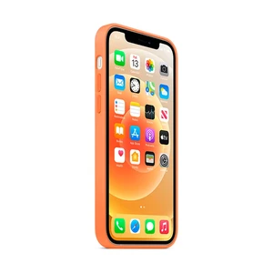 Силиконовый чехол iLoungeMax Silicone Case MagSafe Kumquat для iPhone 12 mini OEM (c поддержкой анимации) - Фото 2