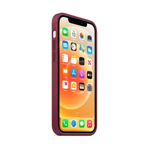 Силиконовый чехол iLoungeMax Silicone Case MagSafe Plum для iPhone 12 mini OEM (c поддержкой анимации) - Фото 2