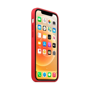 Силиконовый чехол iLoungeMax Silicone Case MagSafe Red для iPhone 12 mini OEM (c поддержкой анимации) - Фото 2