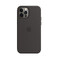 Черный силиконовый чехол iLoungeMax Silicone Case MagSafe Black для iPhone 12 Pro Max OEM