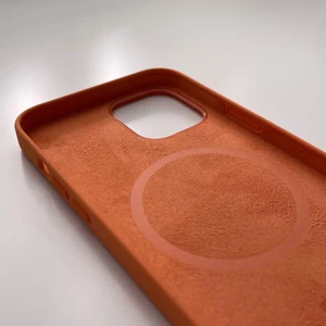 Силиконовый чехол iLoungeMax Silicone Case MagSafe Kumquat для iPhone 12 Pro Max OEM - Фото 5